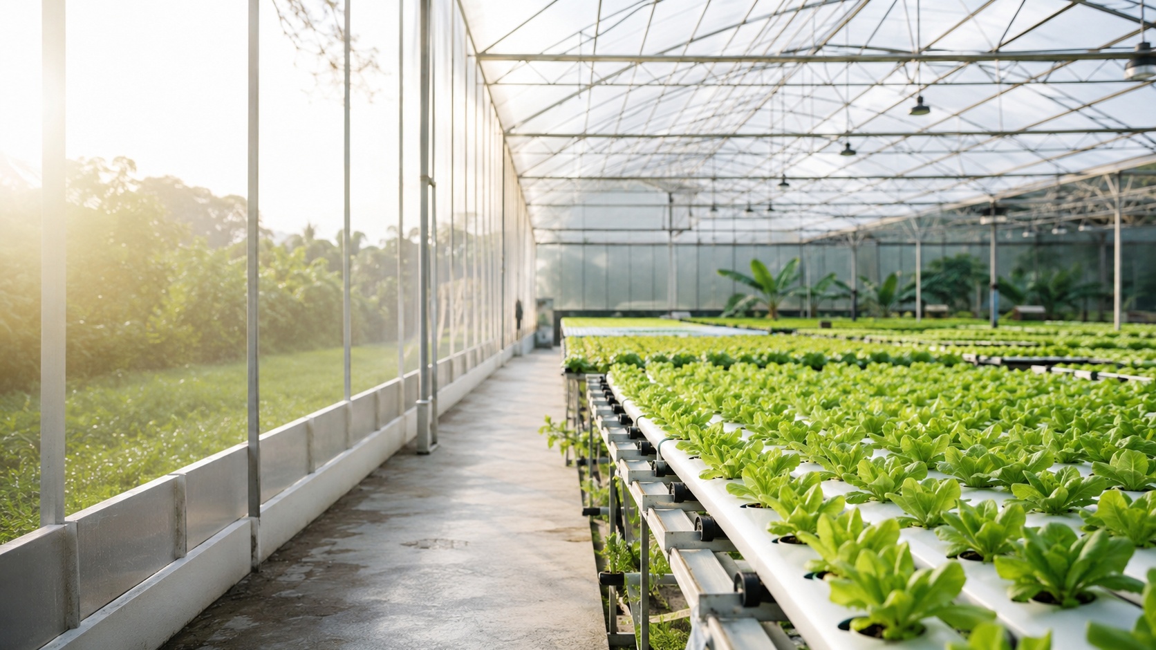 Greenhouse sayur hidroponik